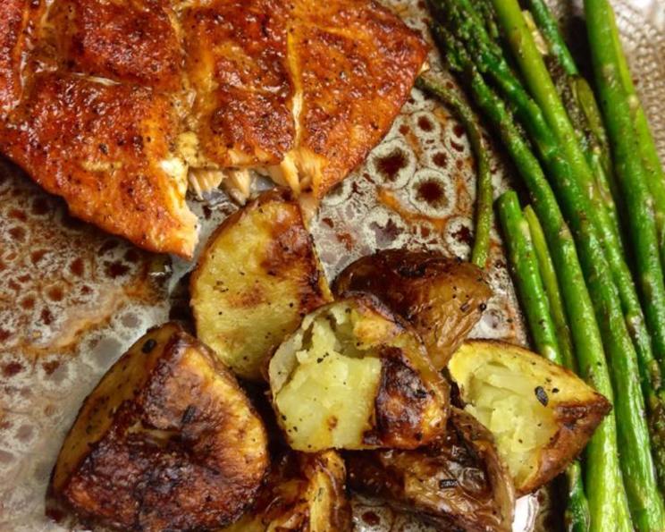 Cedar Planked Salmon With Spice Rub Recipe