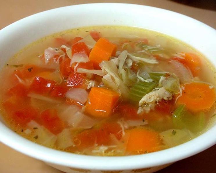 Cabbage and Tomato Chicken Soup Recipe