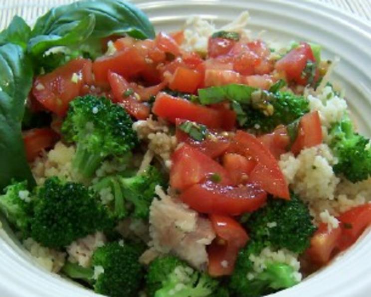 Chicken and Broccoli Couscous With Salsa Recipe