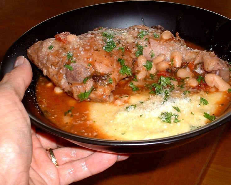 Chicken Rustica over Polenta Recipe