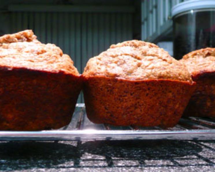 Whole Wheat Banana Flax Muffins Recipe