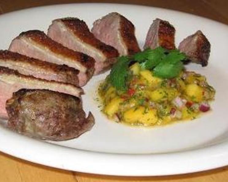 Marinated Duck Breast With Mango Salsa Recipe - Food.com