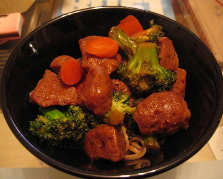 Vegan Seitan Noodle Bowl Recipe