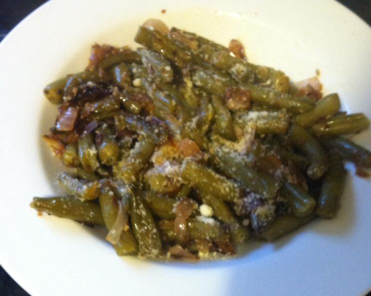 Green Beans With Onion and Garlic Recipe