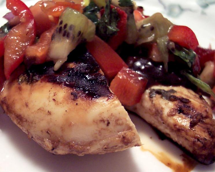 West Coast Chicken with Kiwi Salsa Recipe