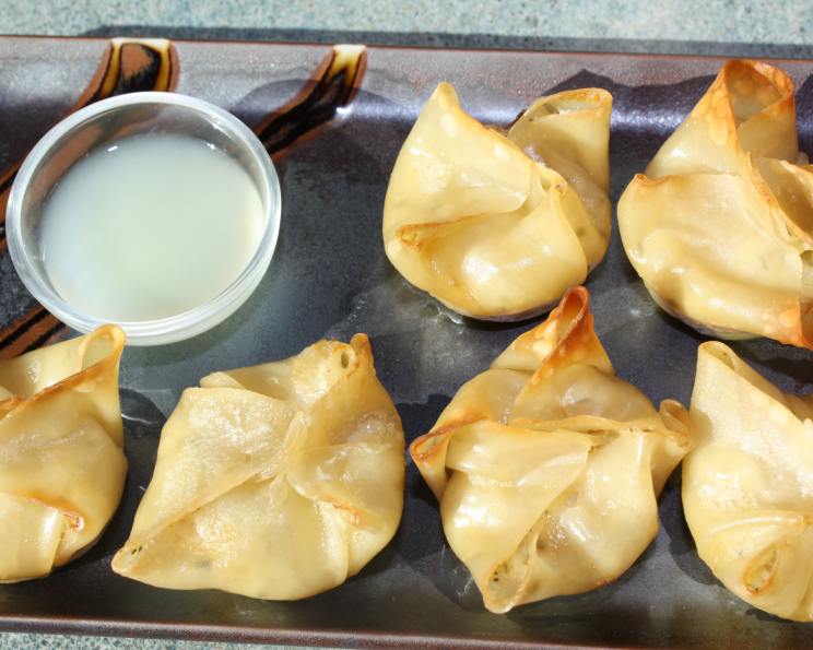 Baked Crab Rangoon With Thai GingerLime Dipping Sauce Recipe