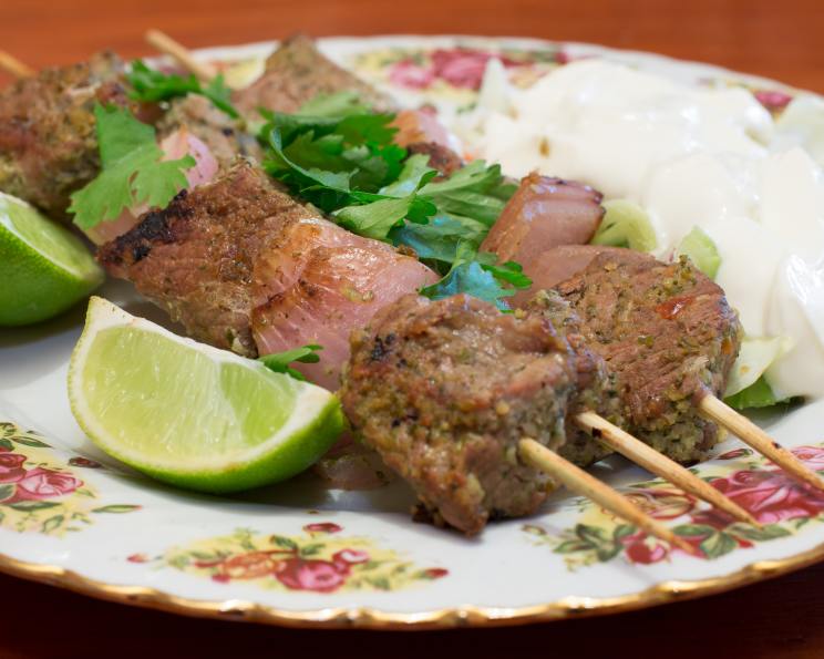 Spicy Mexican Lamb Kebabs Recipe