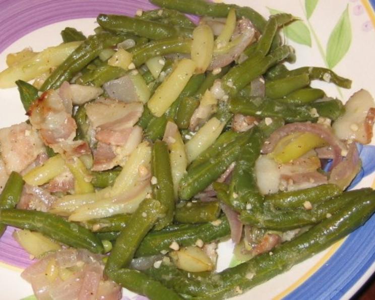Garden Green Beans With Bacon Recipe