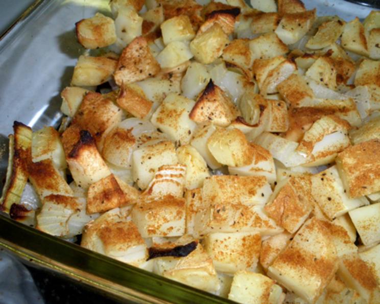 Celeriac, Apple & Onion Casserole Recipe