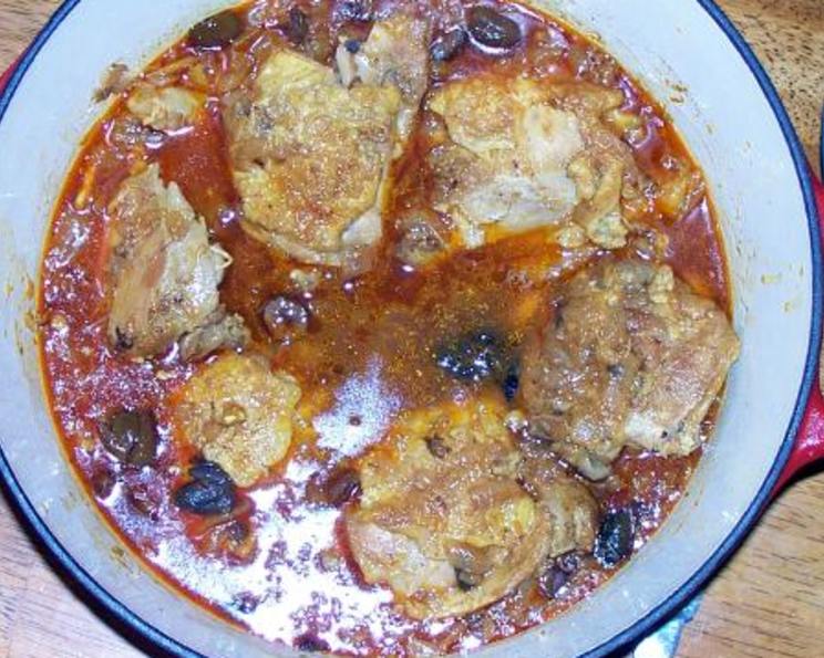 Moroccan Chicken with Preserved Lemons Recipe