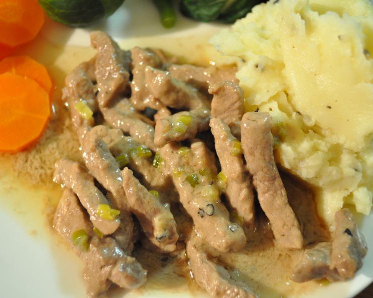 Veal With Cream Sauce Recipe