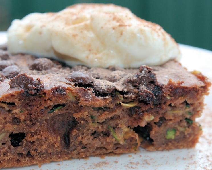 Won't Kill the Diet Chocolate Cinnamon Zucchini Cake Recipe
