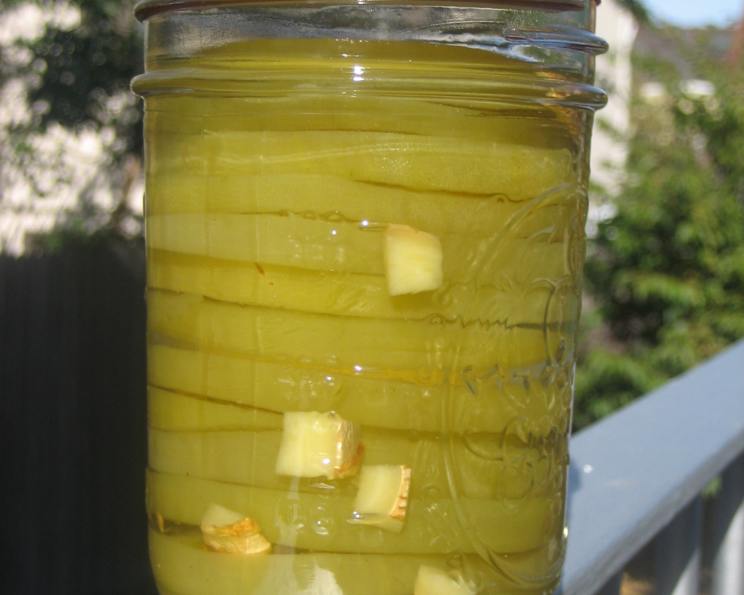 Sweet Green Tomato Pickles (Made With Pickling Lime) Recipe