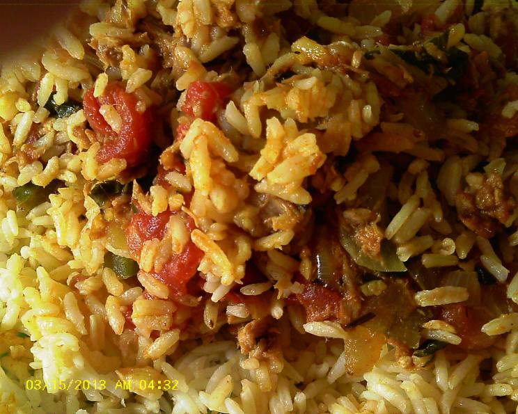 Tuna over Rice Oman Recipe