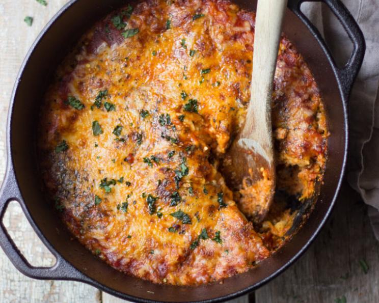 Dutch Oven Italian Sausage Kale Lasagna Recipe