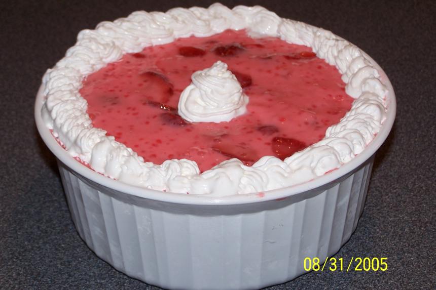 Raspberry Tapioca Salad Recipe