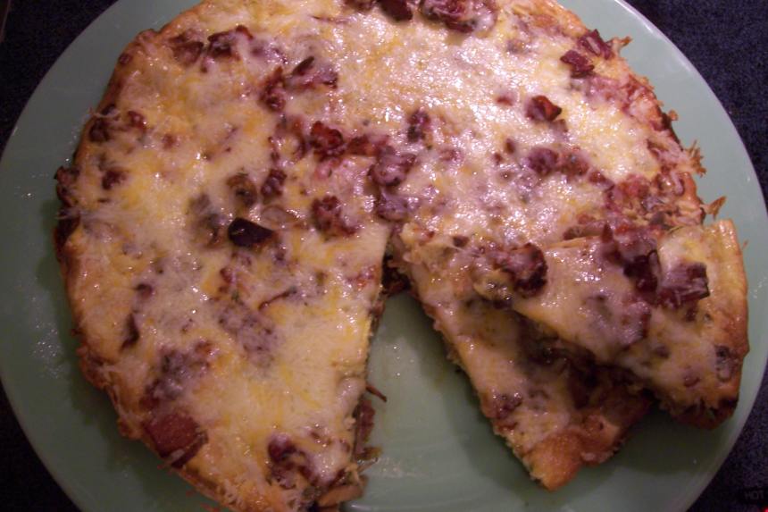 Mushroom, Bacon, and Potato Frittata Recipe