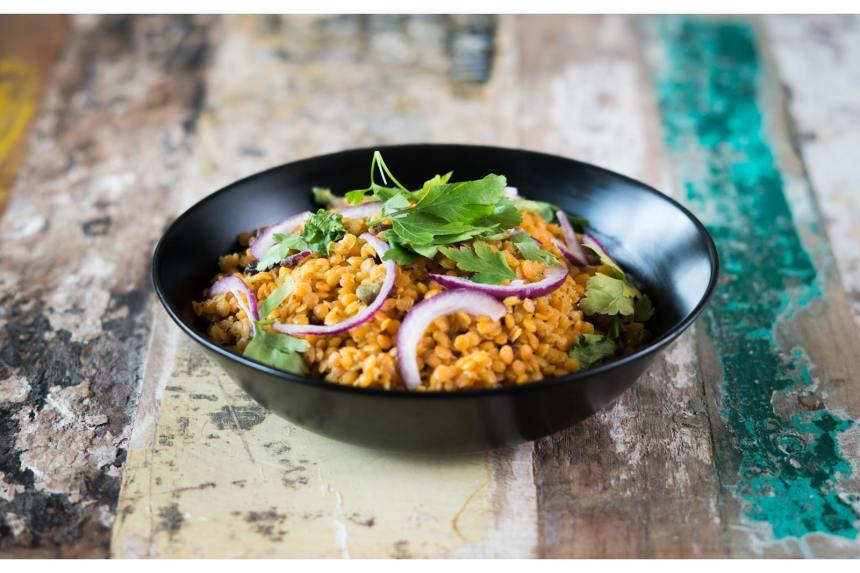 Spicy Red Lentils With Capers and Currants Recipe - Food.com