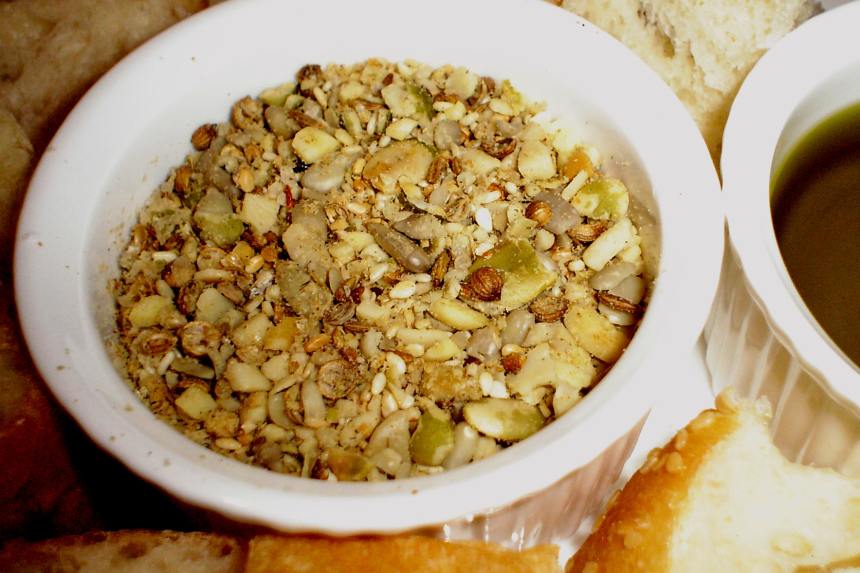Cousin Pete's Yummiest Dukkah (Nut Dip) Recipe