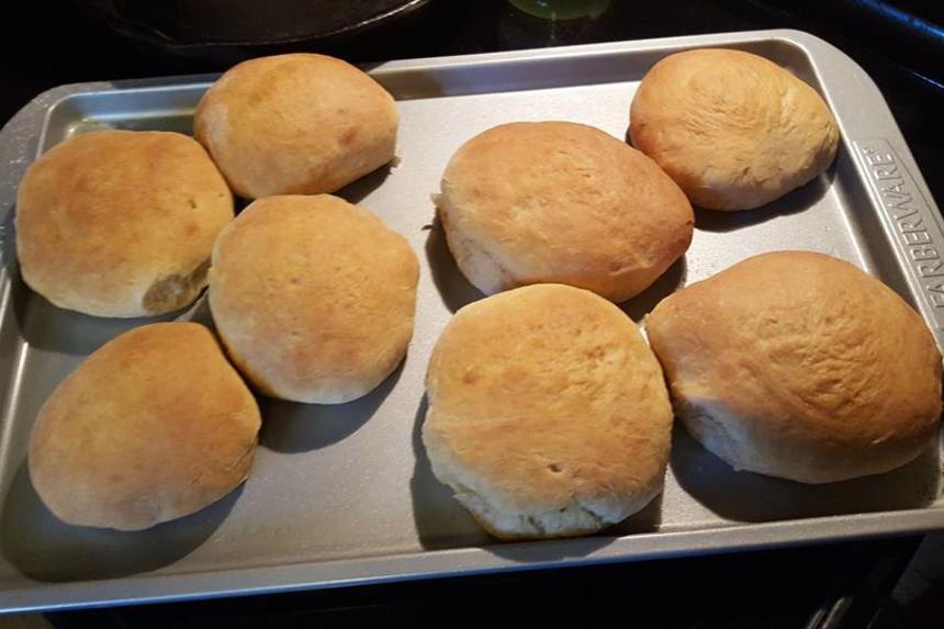 Whole Wheat Hamburger and Hot Dog Buns (Bread Machine) Recipe