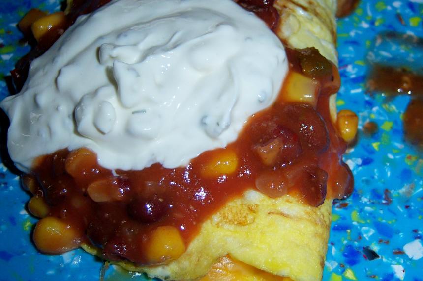 KnifeAndFork Breakfast Burrito Recipe