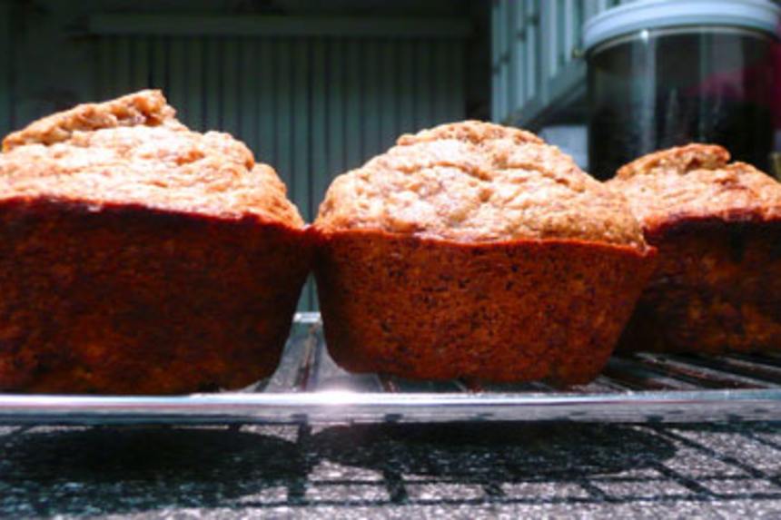Whole Wheat Banana Flax Muffins Recipe
