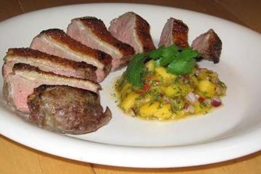 Marinated Duck Breast With Mango Salsa Recipe - Food.com