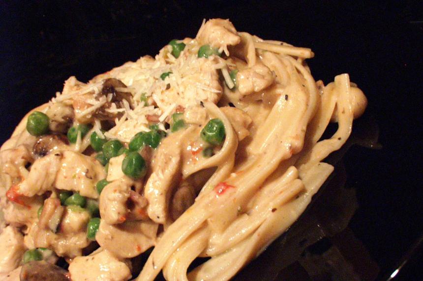 Fettuccine Alfredo Chicken Carbonara Recipe