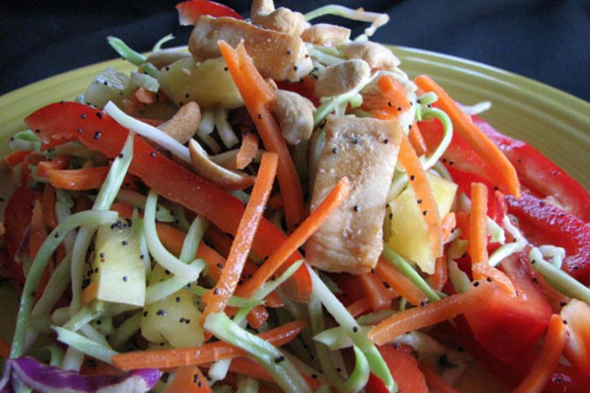 Crunchy Poppy Seed Chicken Salad Recipe