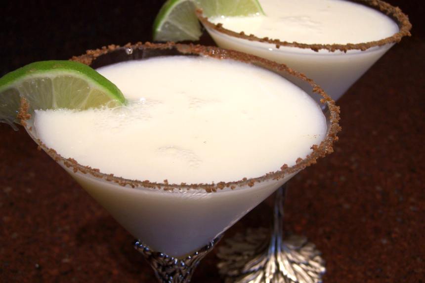 key lime pie martini food image