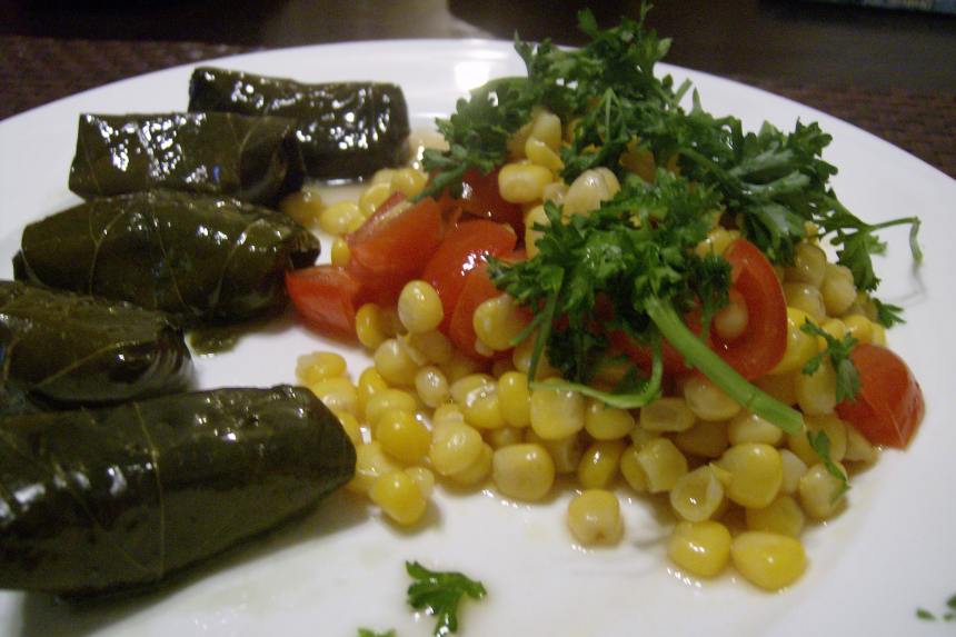 Corn Tomato Parsley Salad Recipe