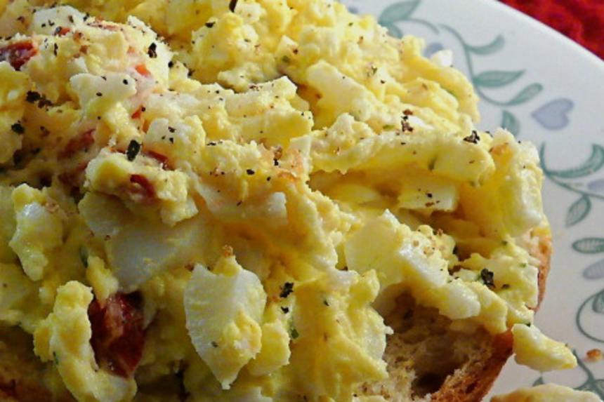 Easy Egg Salad With Cream Cheese Recipe