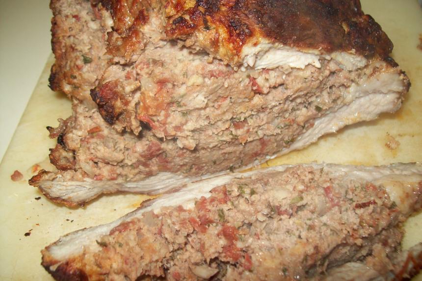 Double Meat Delight (Beef Stuffed Veal Breast) Recipe