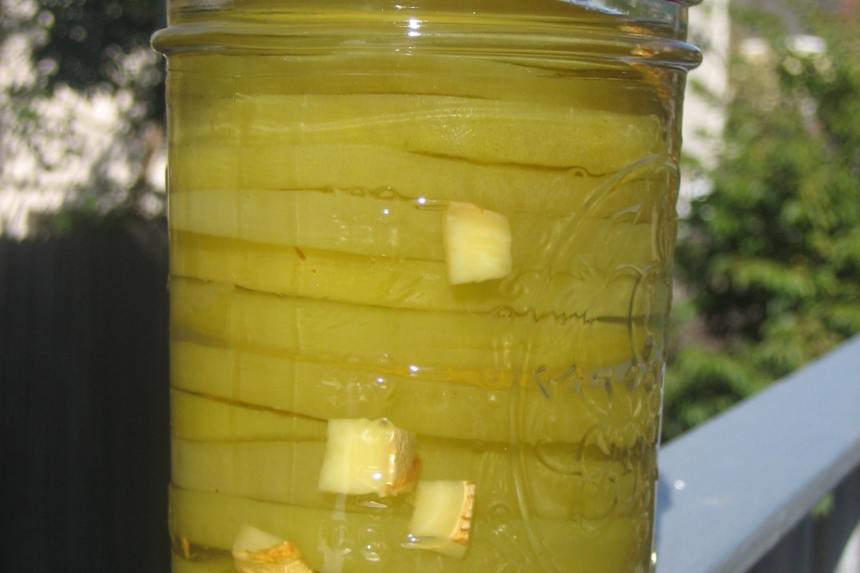 Sweet Green Tomato Pickles (Made With Pickling Lime) Recipe