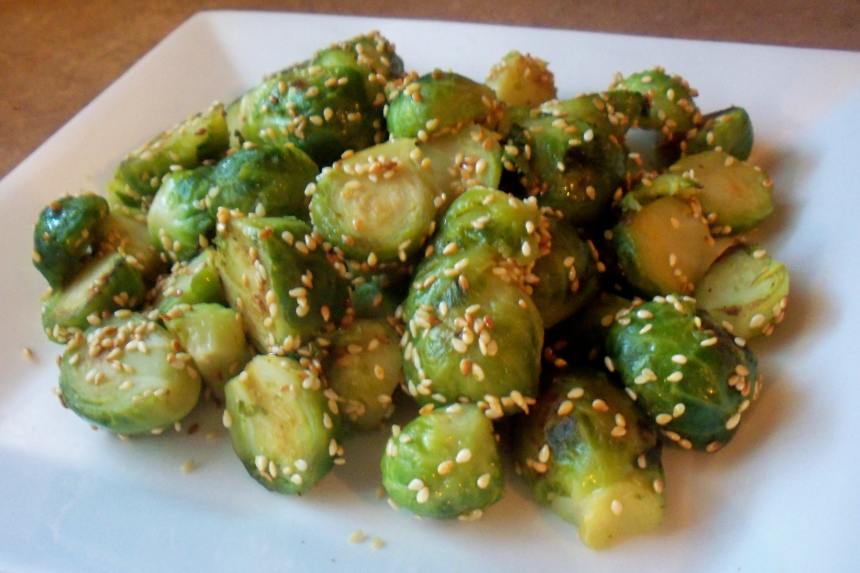 Brussels Sprouts With Sesame Seeds Recipe