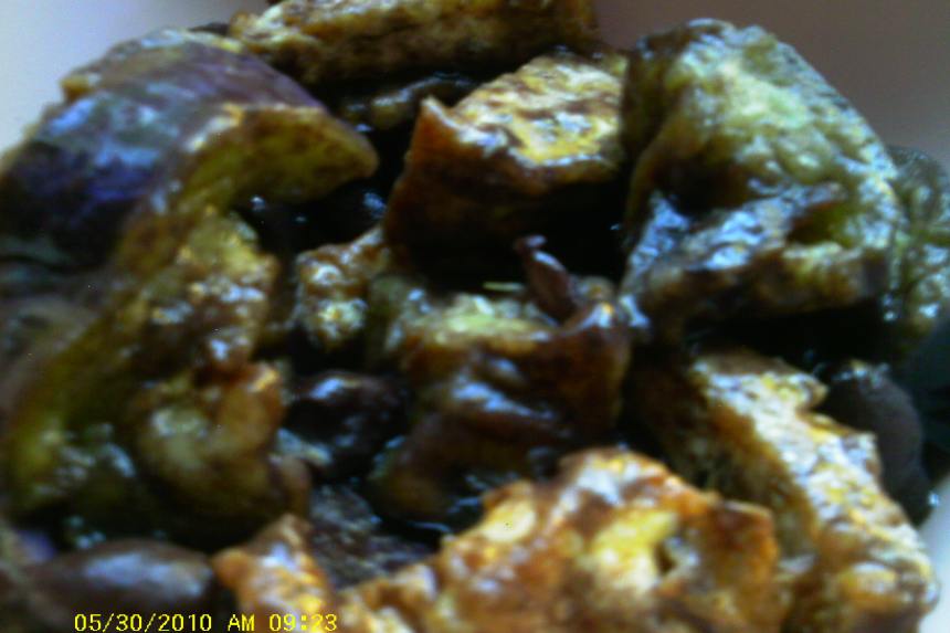 Chinese Eggplant and Tofu in Black Bean Sauce Recipe