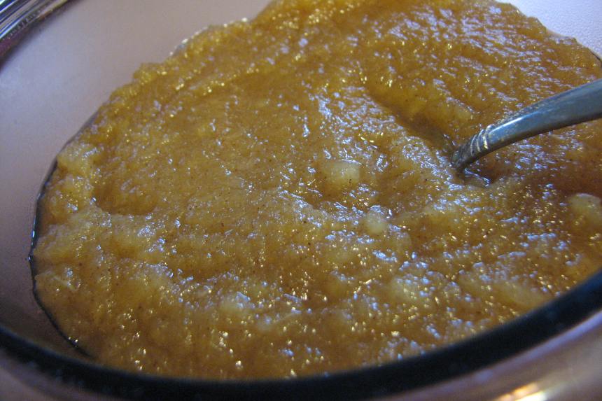 Chunky CinnamonGinger & Brown Sugar Applesauce Recipe