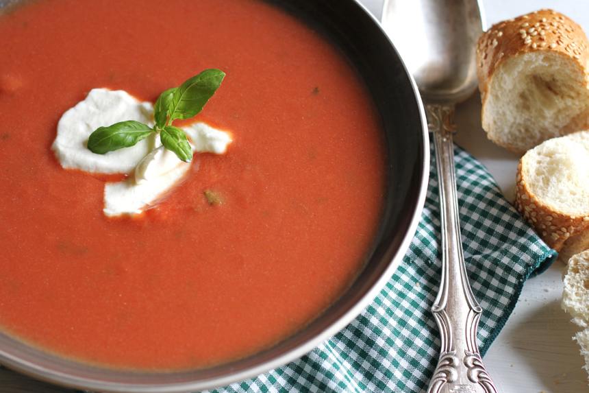 La Madeleine's TomatoBasil Soup Recipe
