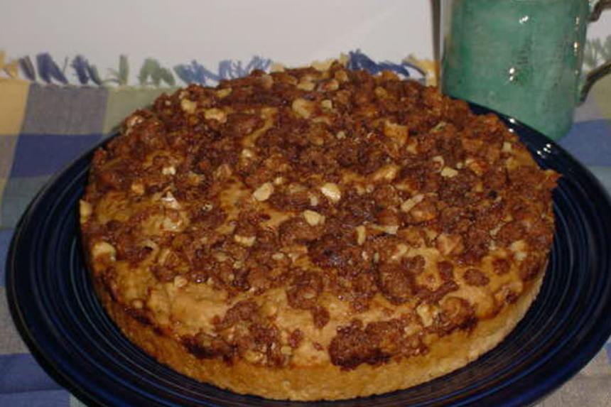Applesauce Nut Crumb Cake Recipe