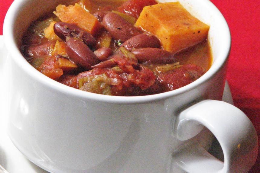 Kidney Bean and Sweet Potato Stew Recipe