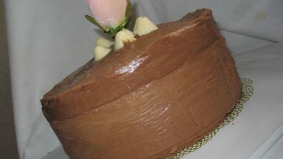 choco coconut mousse cake