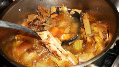 Basic Brown Stock Recipe Genius Kitchen Save Recipe