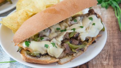 philly cheesesteak sandwich authentic