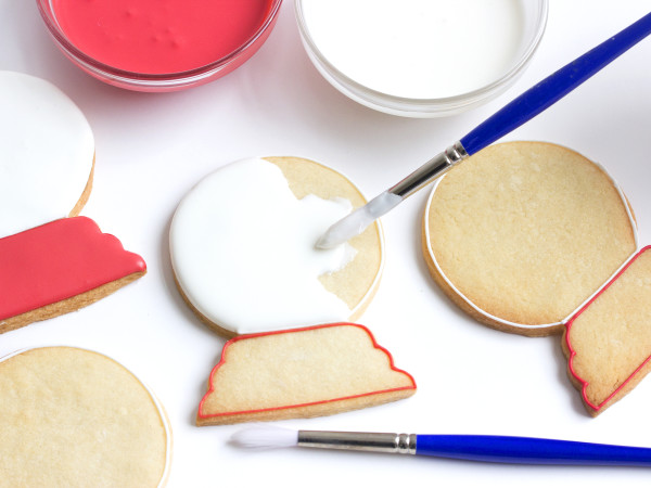 Winter Snow Globe Cookies