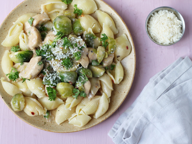 Pasta with Brussels Sprouts