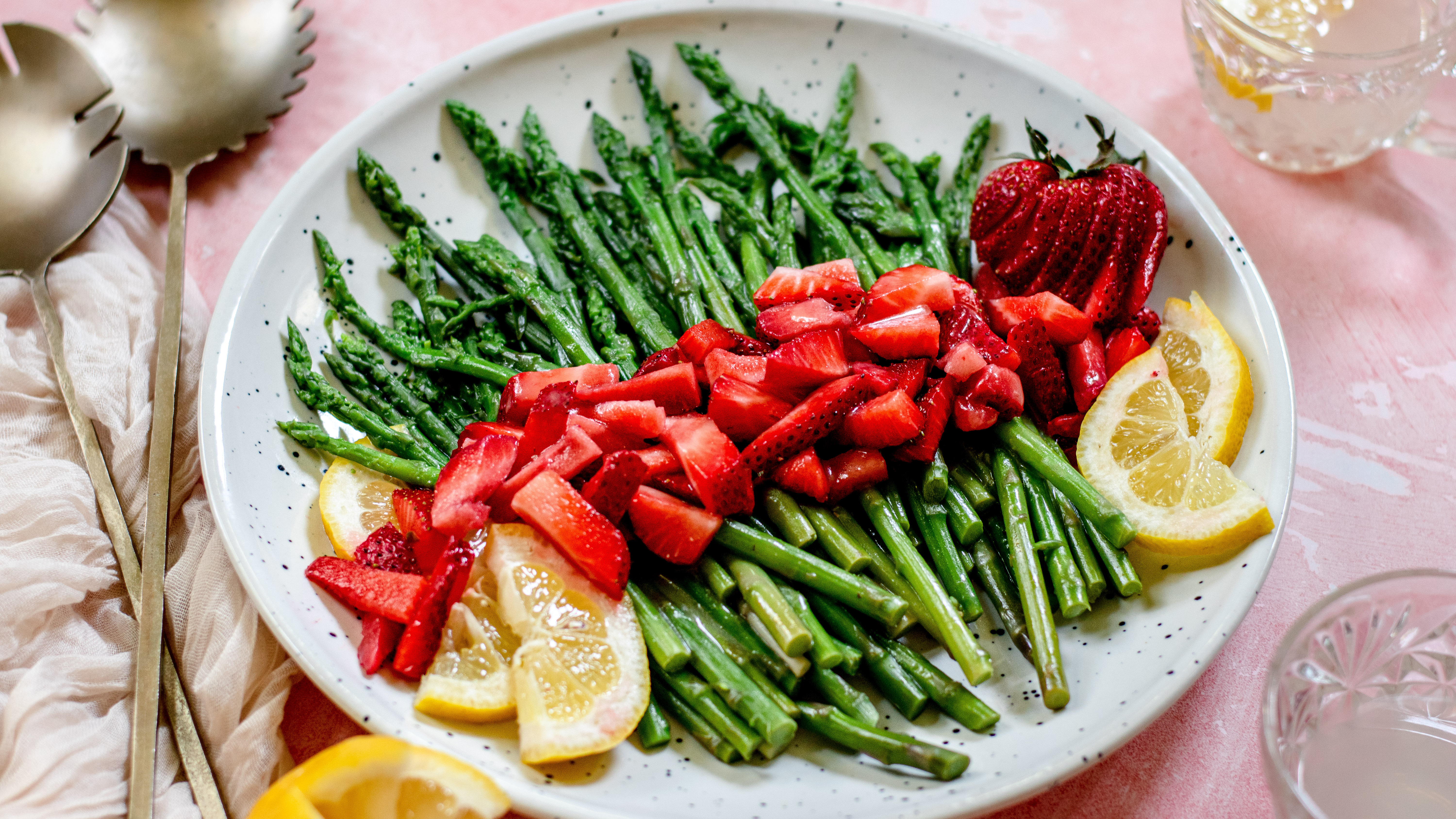 strawberry asparagus salad