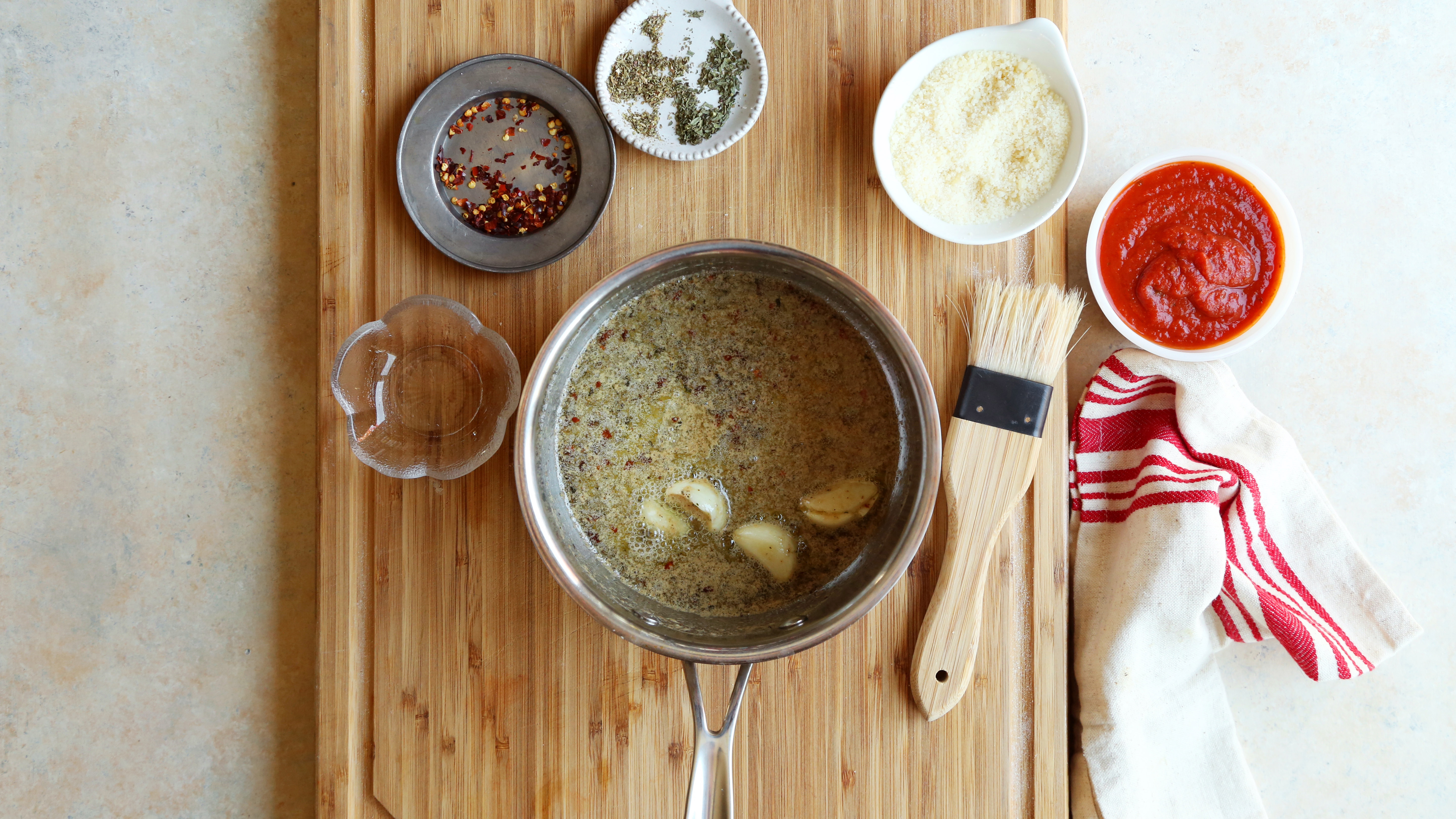 Make the Garlic-Herb Butter