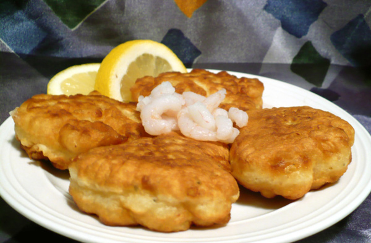 Fluffy Seafood Fritters