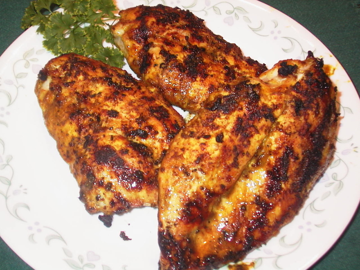Chicken Breasts in Curry-Honey-Mustard Sauce-image