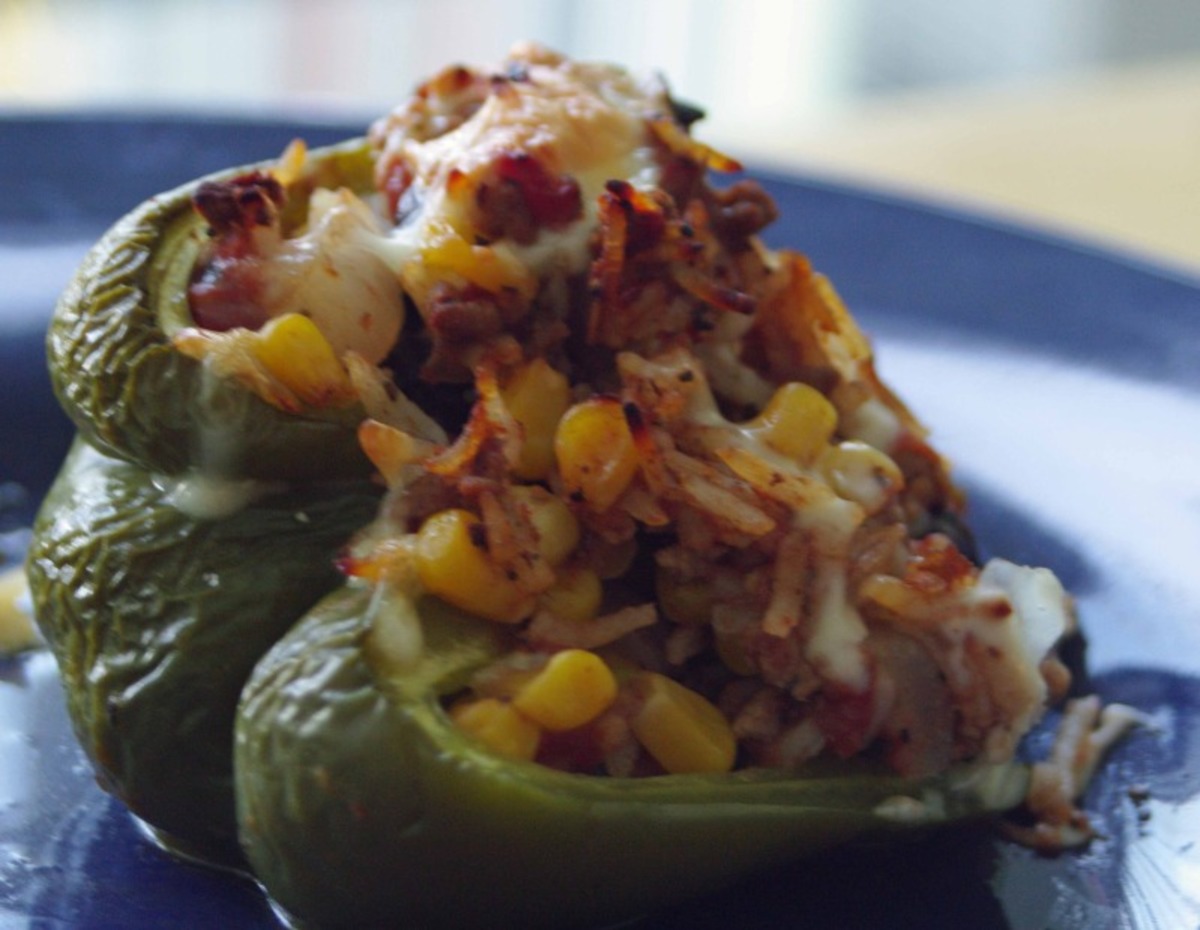 Baked Stuffed Mexi- Bell Peppers_image